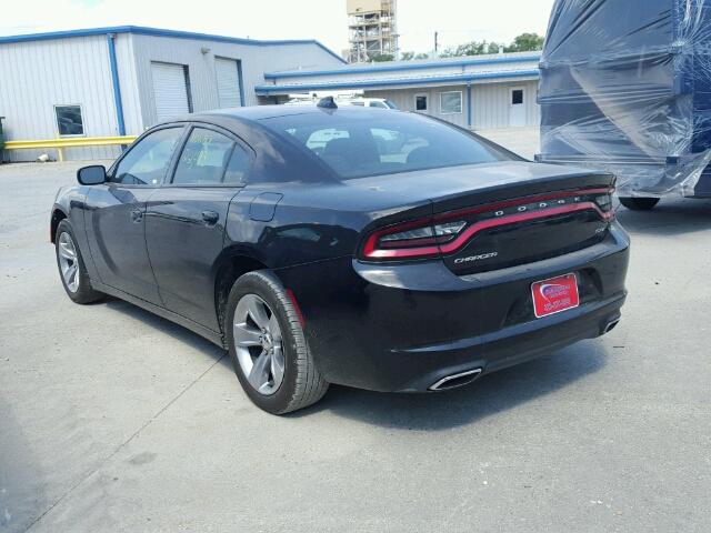 2C3CDXHG9HH549543 - 2017 DODGE CHARGER SX BLACK photo 3