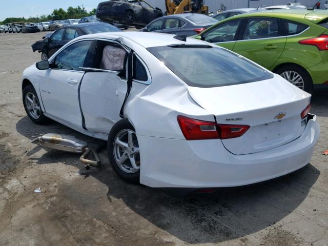1G1ZB5ST4JF170312 - 2018 CHEVROLET MALIBU LS თეთრი ფოტო 3