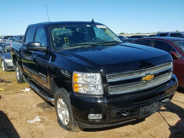 3GCPKSE74CG245488 - 2012 CHEVROLET SILVERADO BLACK photo 1