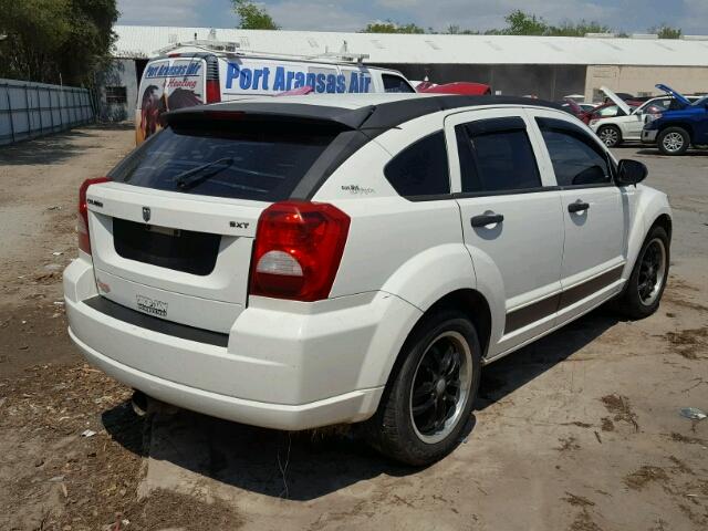 1B3HB48BX7D216646 - 2007 DODGE CALIBER SX WHITE photo 4