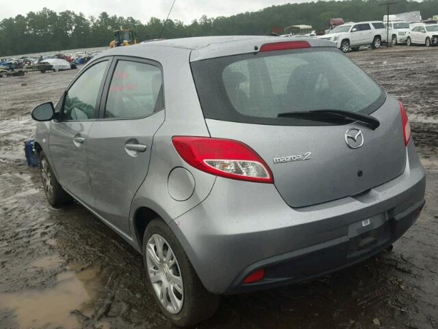 JM1DE1KYXE0177934 - 2014 MAZDA MAZDA2 GRAY photo 3