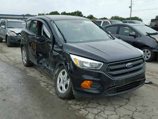 1FMCU0F70HUA57658 - 2017 FORD ESCAPE S BLACK photo 1