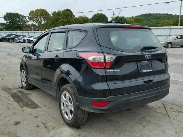 1FMCU0F70HUA57658 - 2017 FORD ESCAPE S BLACK photo 3