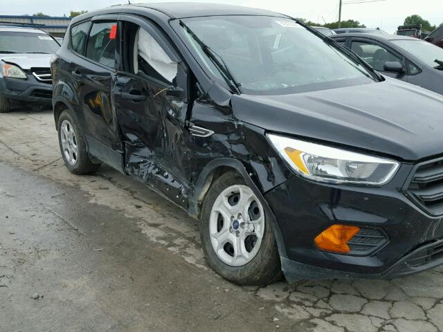 1FMCU0F70HUA57658 - 2017 FORD ESCAPE S BLACK photo 9