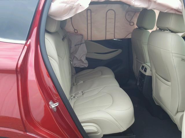 LRBFXBSA4HD008340 - 2017 BUICK ENVISION E BURGUNDY photo 6