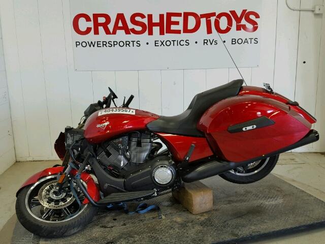 5VPXDAAA3H3056526 - 2017 VICTORY MOTORCYCLES CROSS COUN Rojo foto 3