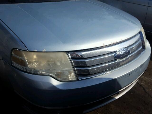 1FMDK02W38GA26359 - 2008 FORD TAURUS X S BLUE photo 9