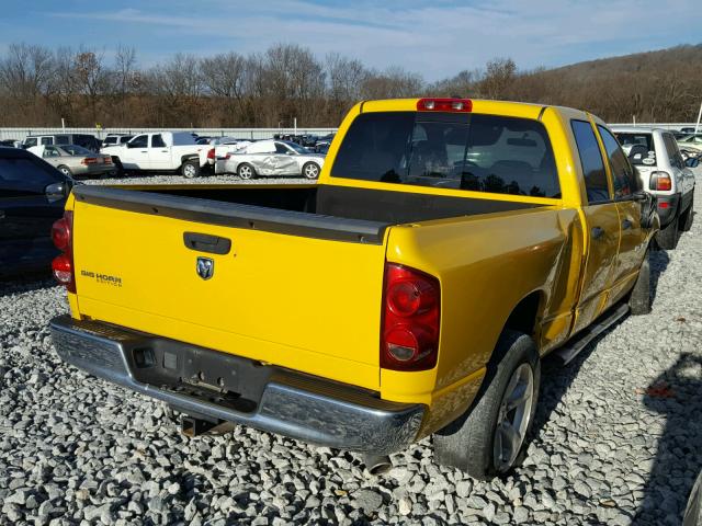 1D7HA18217S272167 - 2007 DODGE RAM 1500 S YELLOW photo 2