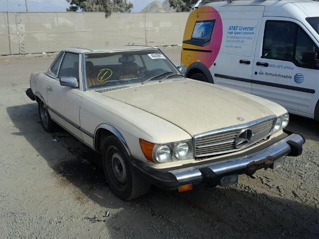 WDBBA45A8CB016422 - 1982 MERCEDES-BENZ 380 SL BEIGE photo 1