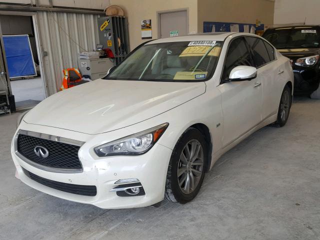 JN1EV7AP0HM733894 - 2017 INFINITI Q50 PREMIU WHITE photo 2