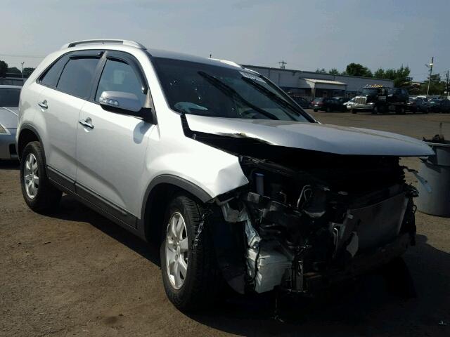 5XYKT4A62CG197875 - 2012 KIA SORENTO SILVER photo 1