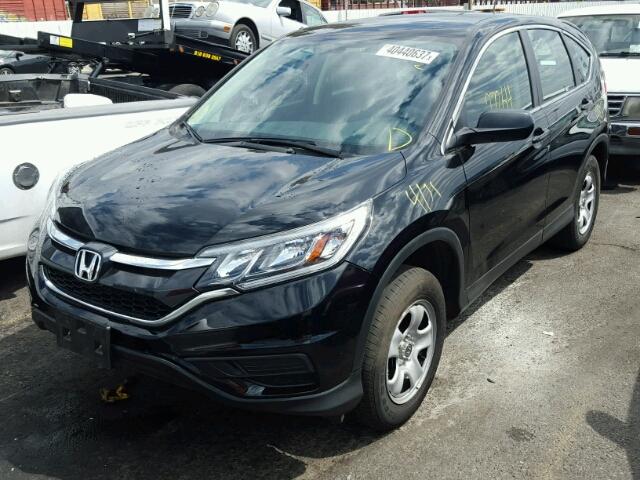 2HKRM4H38GH622439 - 2016 HONDA CR-V LX BLACK photo 2