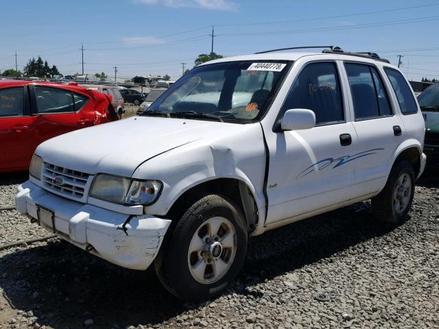 KNDJA7239V5549630 - 1997 KIA SPORTAGE WHITE photo 2