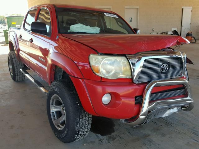 5TELU42N66Z194012 - 2006 TOYOTA TACOMA DOU RED photo 1