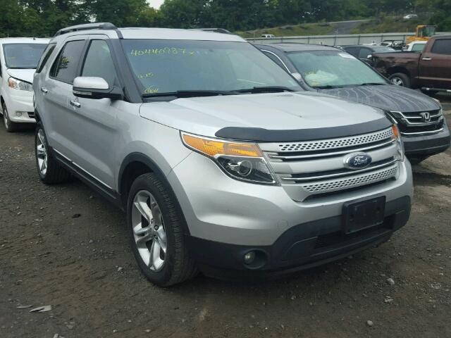 1FM5K8F89EGB19624 - 2014 FORD EXPLORER L SILVER photo 1