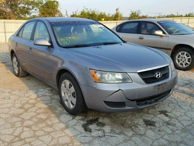 5NPET46F38H395967 - 2008 HYUNDAI SONATA GLS SILVER photo 1