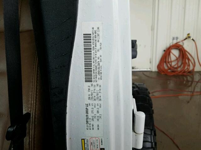 1J4BA6H19BL536074 - 2011 JEEP WRANGLER U WHITE photo 10