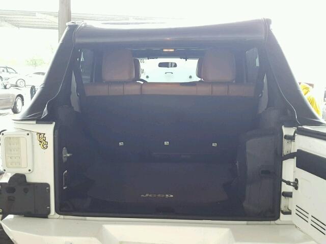 1J4BA6H19BL536074 - 2011 JEEP WRANGLER U WHITE photo 9