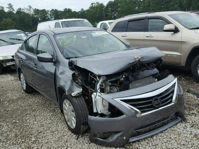 3N1CN7AP0GL863495 - 2016 NISSAN VERSA S GRAY photo 1