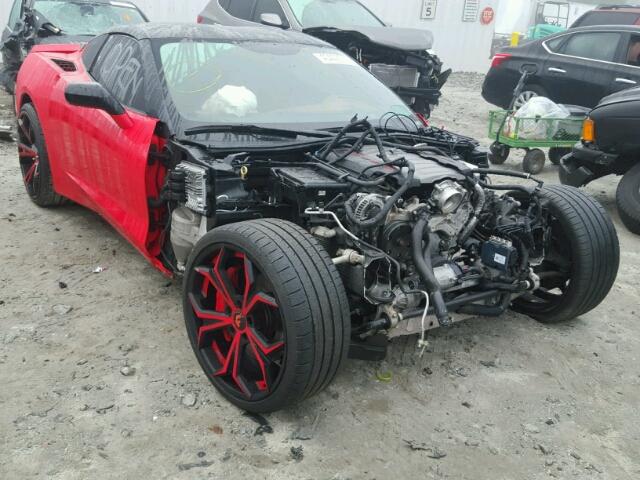 1G1YM2D73E5104401 - 2014 CHEVROLET CORVETTE S RED photo 1