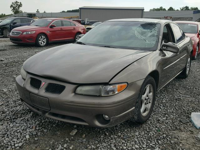 1G2WK52J81F174697 - 2001 PONTIAC GRAND PRIX BROWN photo 2
