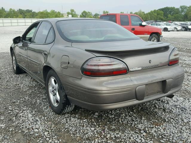 1G2WK52J81F174697 - 2001 PONTIAC GRAND PRIX BROWN photo 3