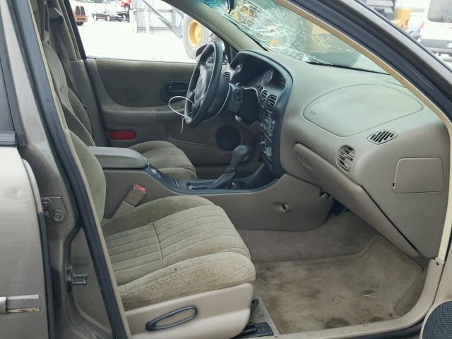 1G2WK52J81F174697 - 2001 PONTIAC GRAND PRIX BROWN photo 5