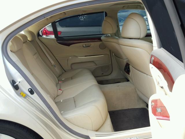 JTHGL5EF5A5040738 - 2010 LEXUS LS 460L BEIGE photo 6