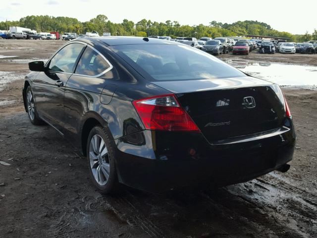 1HGCS12839A012281 - 2009 HONDA ACCORD EXL BLACK photo 3