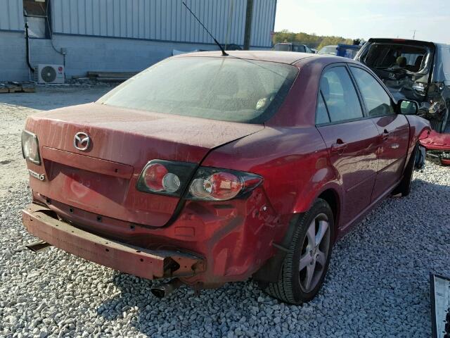 1YVHP80C875M60909 - 2007 MAZDA 6 I MAROON photo 4