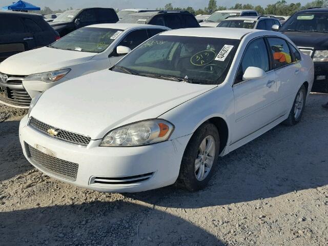 2G1WA5E30E1175991 - 2014 CHEVROLET IMPALA LIM WHITE photo 2