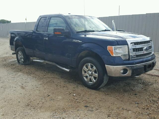 1FTFX1EF0DFA17571 - 2013 FORD F150 SUPER BLUE photo 1