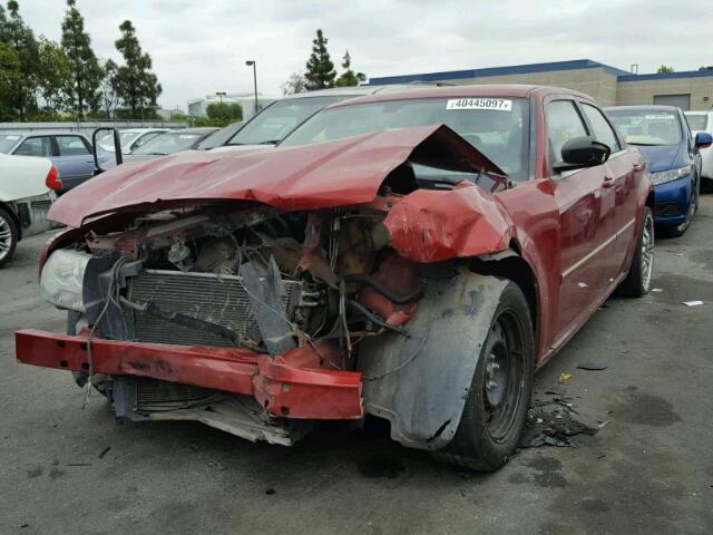 2C3KA43R37H833678 - 2007 CHRYSLER 300 RED photo 2