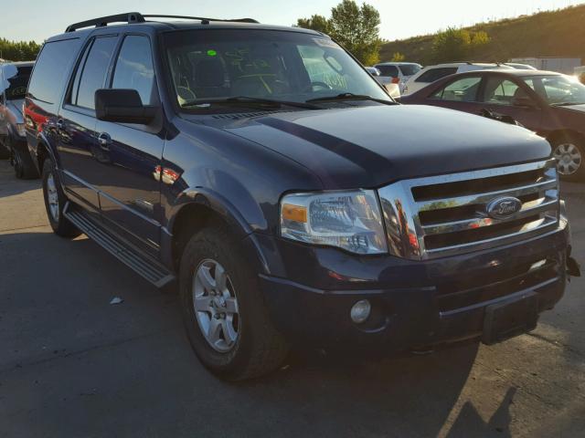 1FMFK16508LA50190 - 2008 FORD EXPEDITION BLUE photo 1