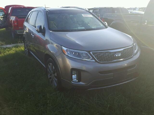 5XYKW4A71FG659105 - 2015 KIA SORENTO SX SILVER photo 1