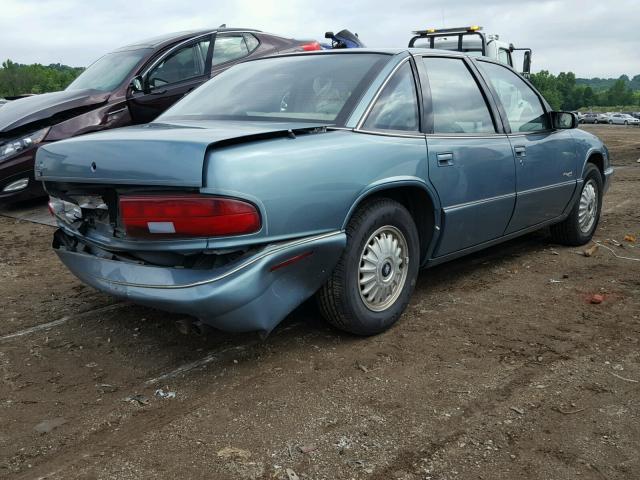 2G4WD52K2T1433883 - 1996 BUICK REGAL LIMI GREEN photo 4