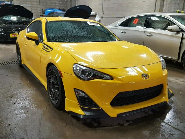 JF1ZNAA15F8706273 - 2015 TOYOTA SCION FR-S ყვითელი ფოტო 1