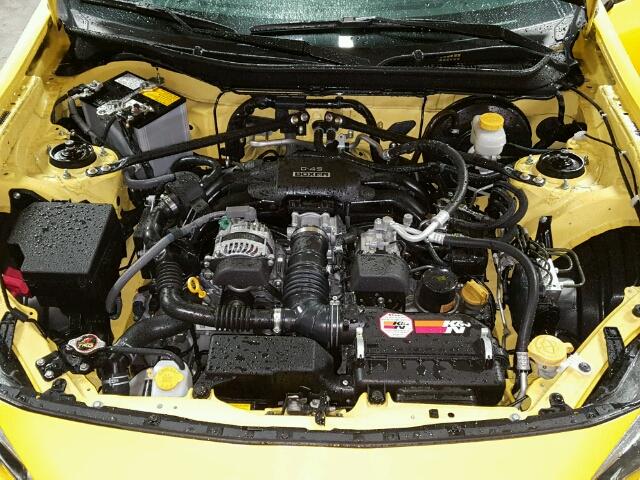 JF1ZNAA15F8706273 - 2015 TOYOTA SCION FR-S ყვითელი ფოტო 7