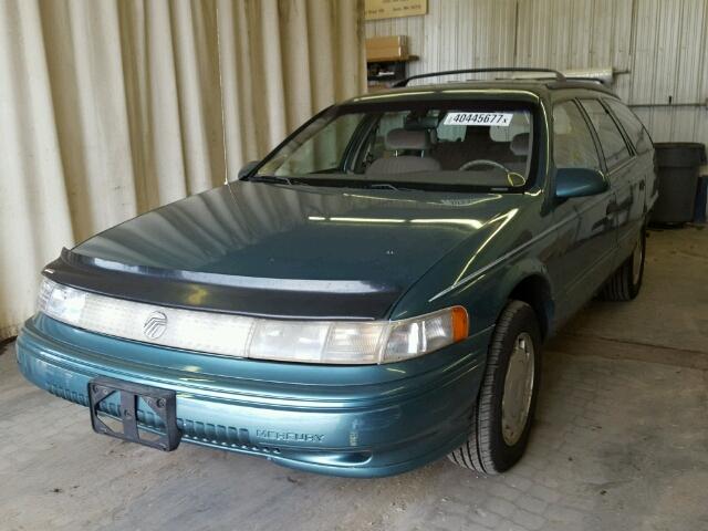 1MELM5541PG644794 - 1993 MERCURY SABLE BLUE photo 2