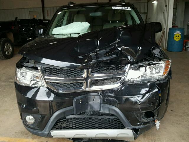 3C4PDCBG5CT141555 - 2012 DODGE JOURNEY SX BLACK photo 7