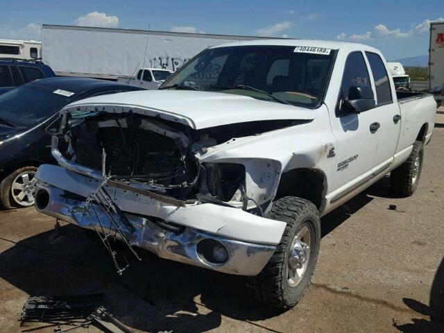 3D7KS28C56G125423 - 2006 DODGE RAM 2500 S WHITE photo 2