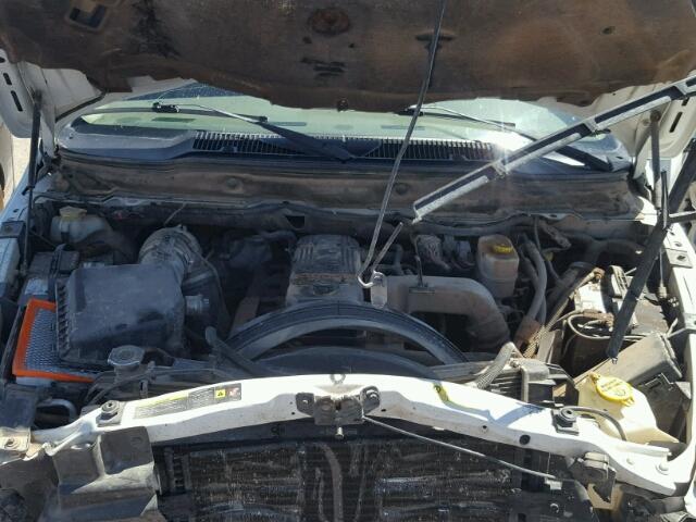 3D7KS28C56G125423 - 2006 DODGE RAM 2500 S WHITE photo 7