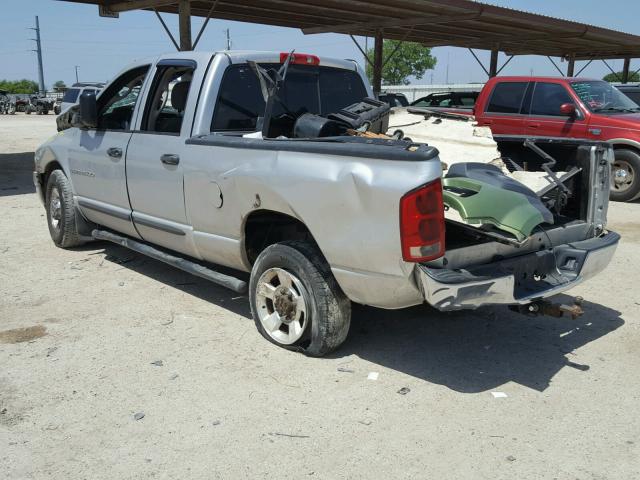 3D7KR28DX5G733814 - 2005 DODGE RAM 2500 S ვერცხლისფერი ფოტო 3