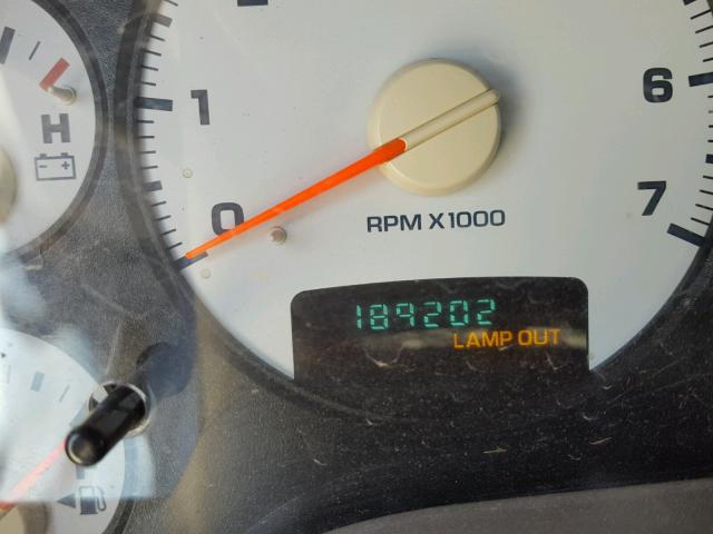 3D7KR28DX5G733814 - 2005 DODGE RAM 2500 S ვერცხლისფერი ფოტო 8