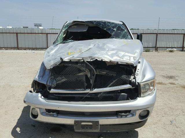 3D7KR28DX5G733814 - 2005 DODGE RAM 2500 S ვერცხლისფერი ფოტო 9