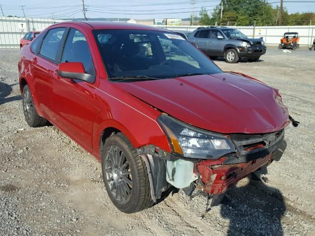 1FAHP3GN4AW272184 - 2010 FORD FOCUS RED photo 1