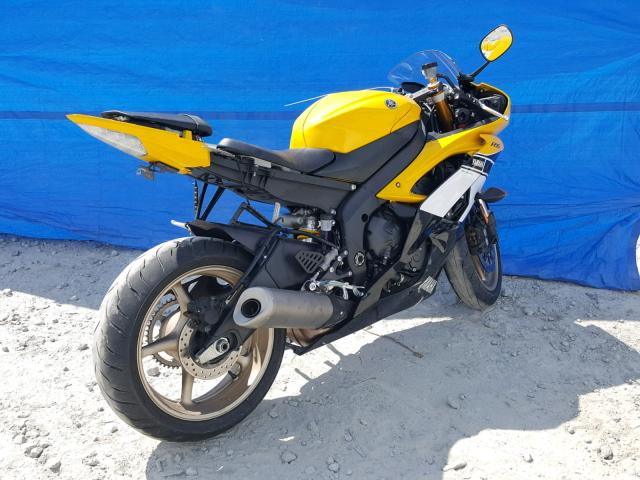 JYARJ16E0GA036400 - 2016 YAMAHA YZFR6 YELLOW photo 4