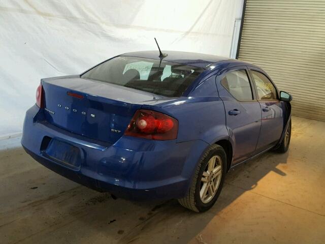 1C3CDZCB9CN212135 - 2012 DODGE AVENGER SX BLUE photo 4