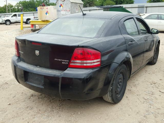 1B3CC4FBXAN124657 - 2010 DODGE AVENGER SX BLACK photo 4