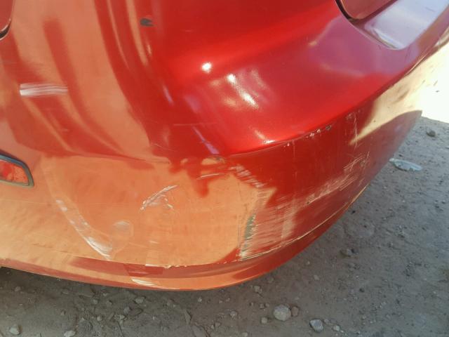 KL1TD52665B383459 - 2005 CHEVROLET AVEO BASE Բորդո լուսանկար 9